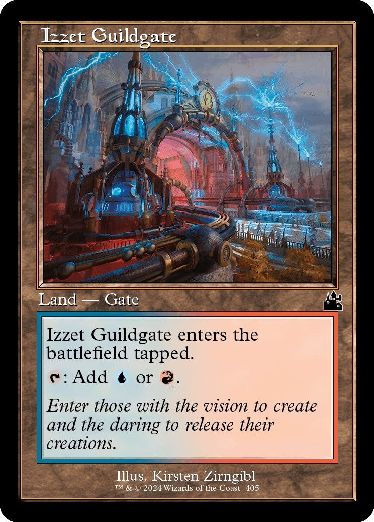 Image for Izzet Guildgate (Retro Frame) (Ravnica Remastered) (405) - Magic: The Gathering