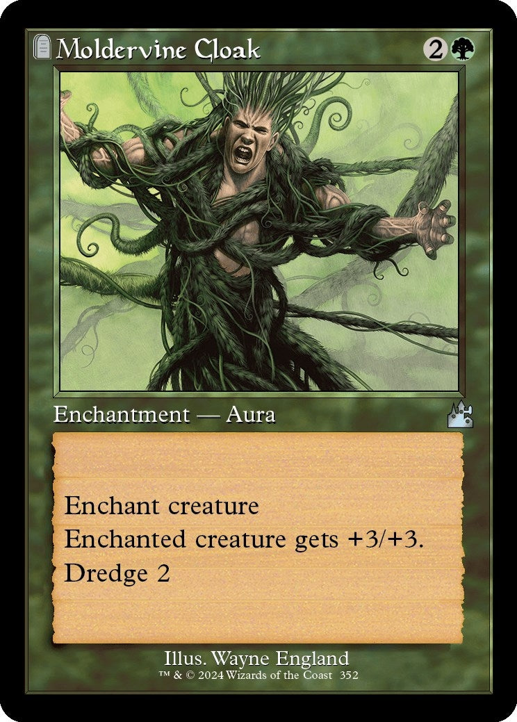 Image for Moldervine Cloak (Retro Frame) (Ravnica Remastered) (352) - Magic: The Gathering