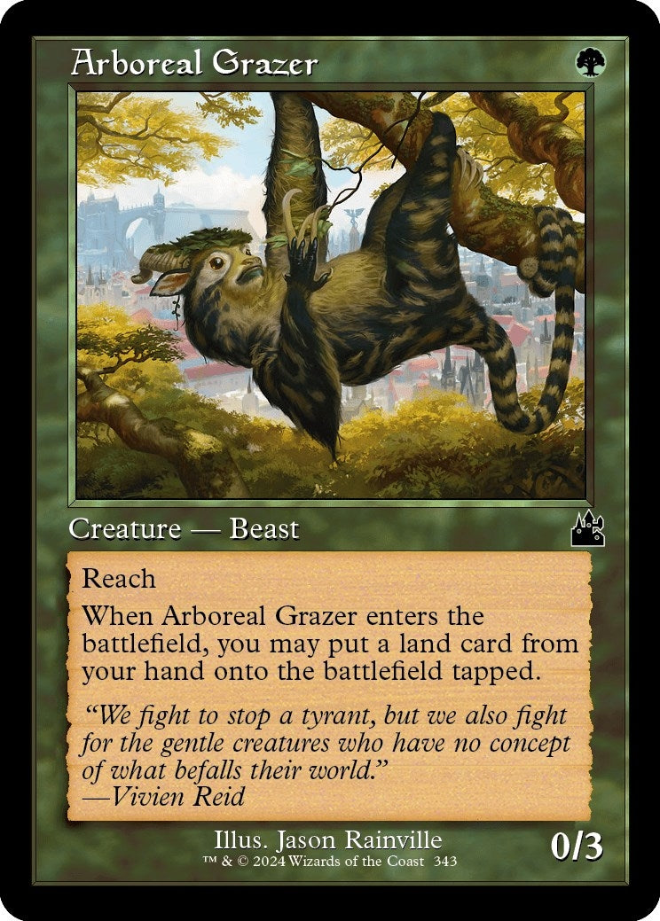 Image for Arboreal Grazer (Retro Frame) (Ravnica Remastered) (343) - Magic: The Gathering