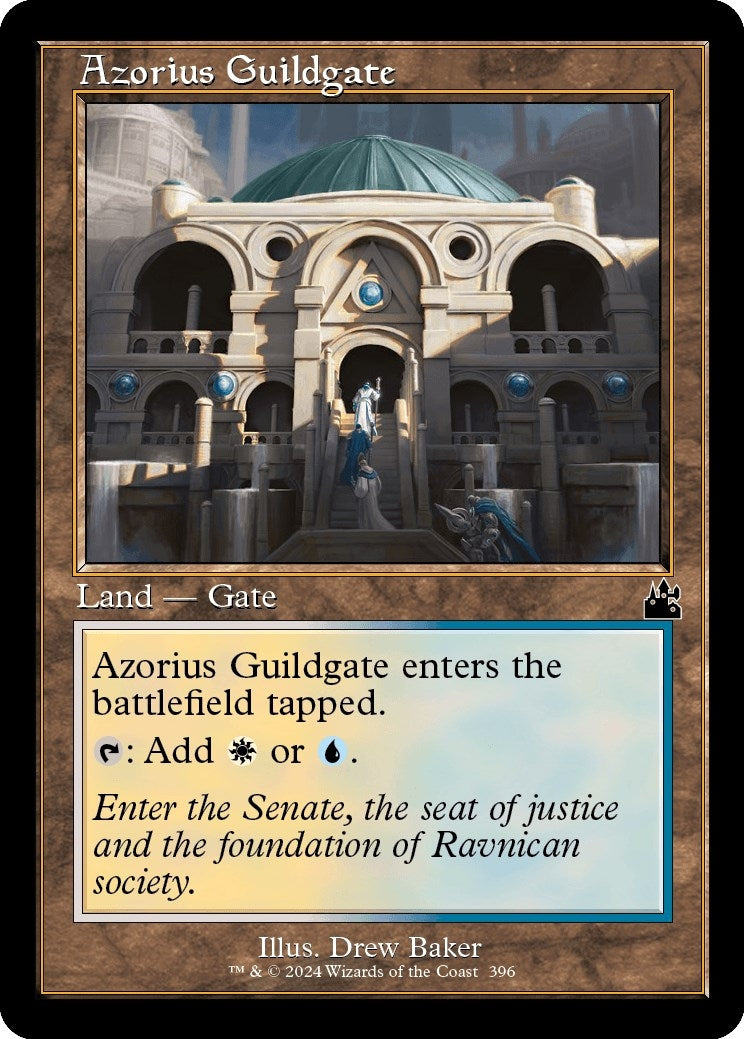 Image for Azorius Guildgate (Retro Frame) (Ravnica Remastered) (396) - Magic: The Gathering