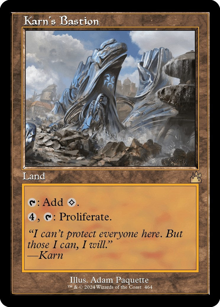 Image for Karn's Bastion (Retro Frame) (Ravnica Remastered) (464) - Magic: The Gathering