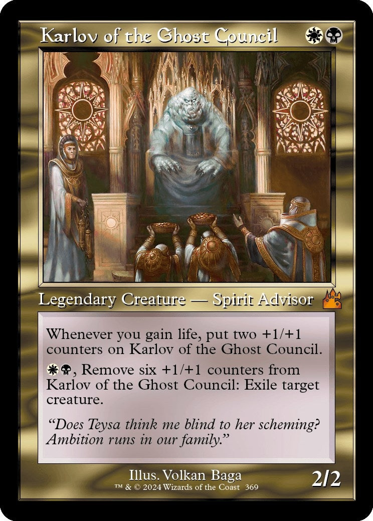 Image for Karlov of the Ghost Council (Retro Frame) (Ravnica Remastered) (369) - Magic: The Gathering