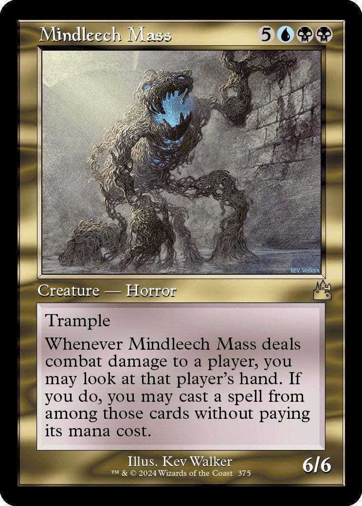 Image for Mindleech Mass (Retro Frame) (Ravnica Remastered) (375) - Magic: The Gathering