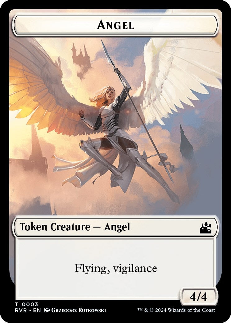 Image for Angel Token (0003) (Ravnica Remastered) (3) - Magic: The Gathering