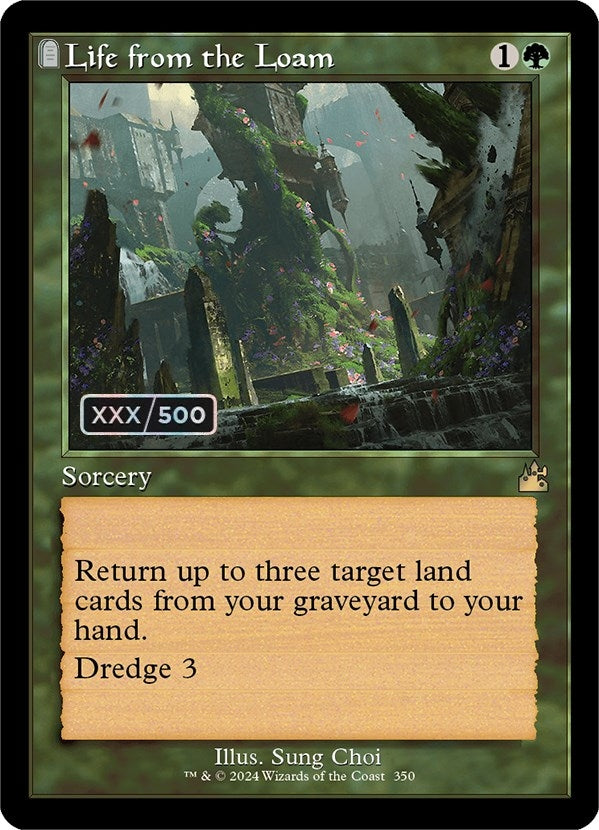 Image for Life from the Loam (Retro Frame) (Serial Numbered) (Ravnica Remastered) (350) - Magic: The Gathering
