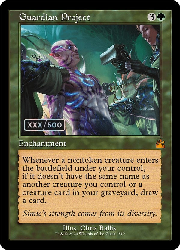 Image for Guardian Project (Retro Frame) (Serial Numbered) (Ravnica Remastered) (349) - Magic: The Gathering