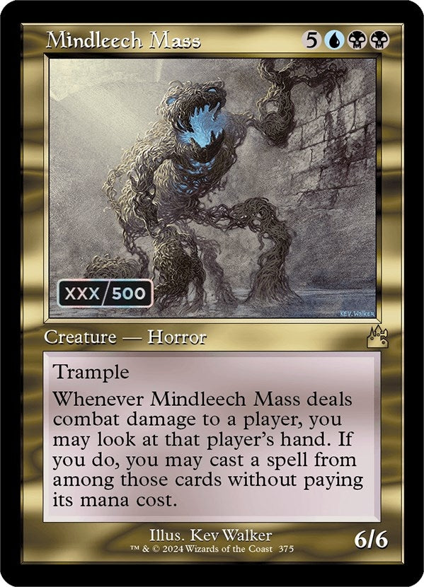 Image for Mindleech Mass (Retro Frame) (Serial Numbered) (Ravnica Remastered) (375) - Magic: The Gathering