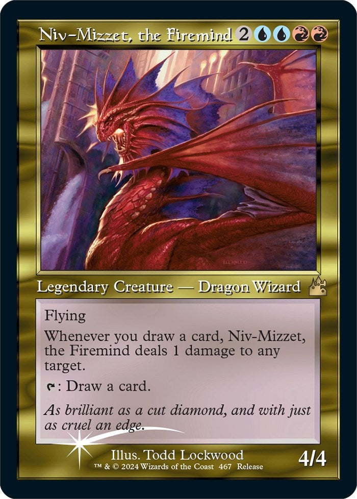 Image for Niv-Mizzet, the Firemind (Retro Frame) (Launch Party & Release Event Promos) (467) - Magic: The Gathering