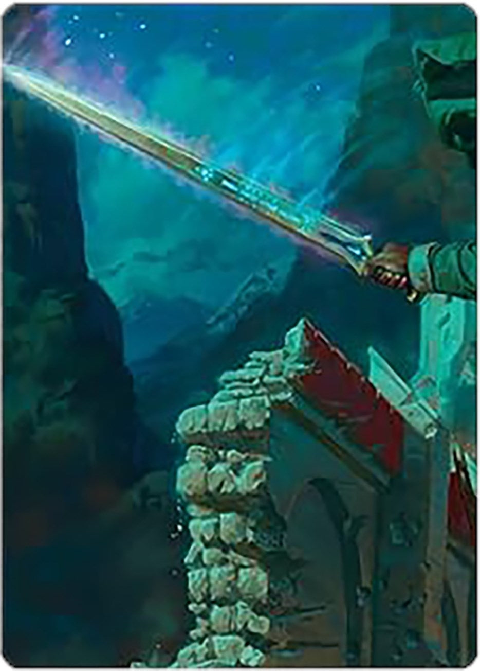 Image for Anduril, Narsil Reforged Art Card (Art Series: Universes Beyond: The Lord of the Rings: Tales of Middle-earth) (1) - Magic: The Gathering