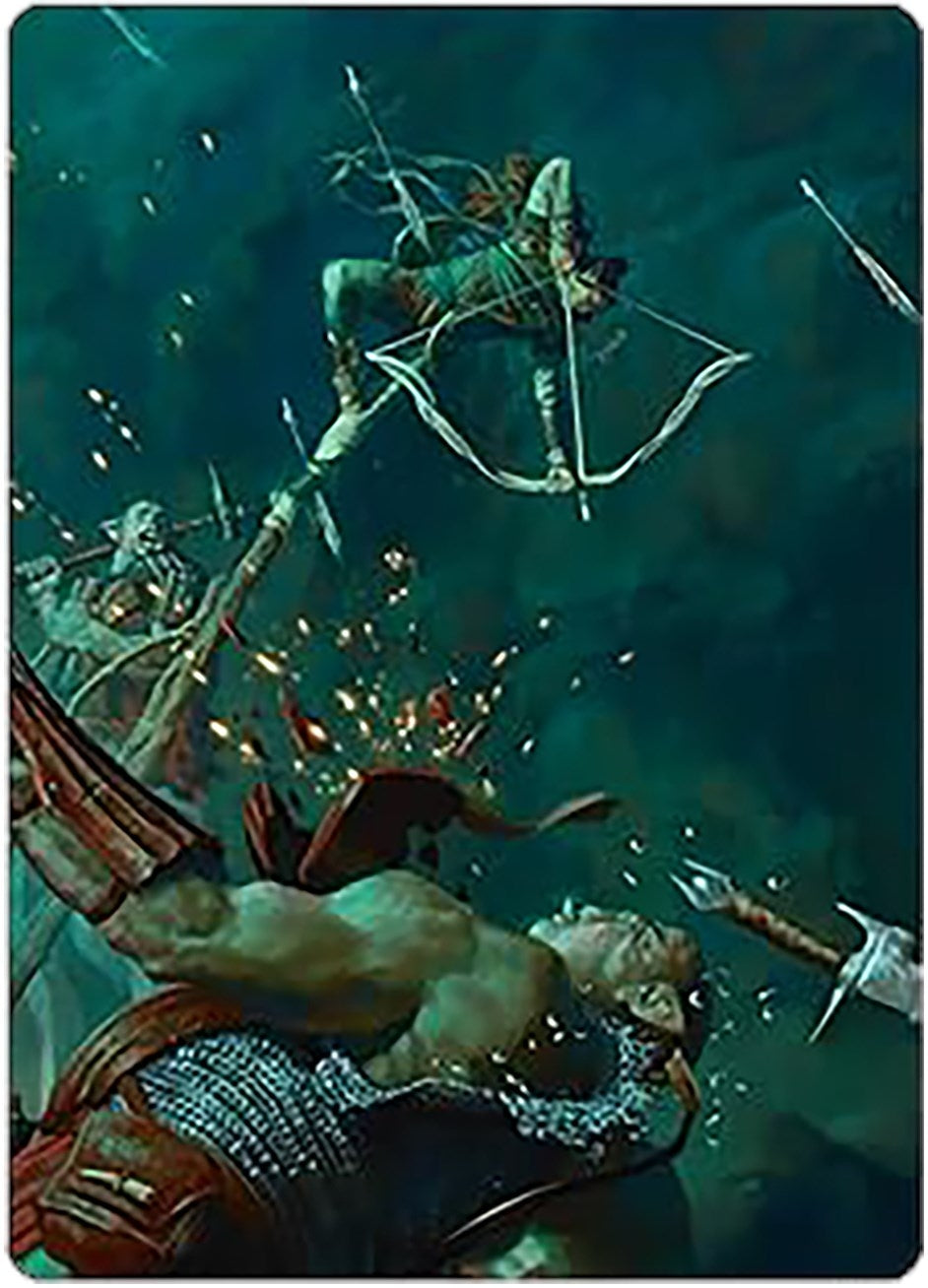 Image for Legolas's Quick Reflexes Art Card (Art Series: Universes Beyond: The Lord of the Rings: Tales of Middle-earth) (3) - Magic: The Gathering