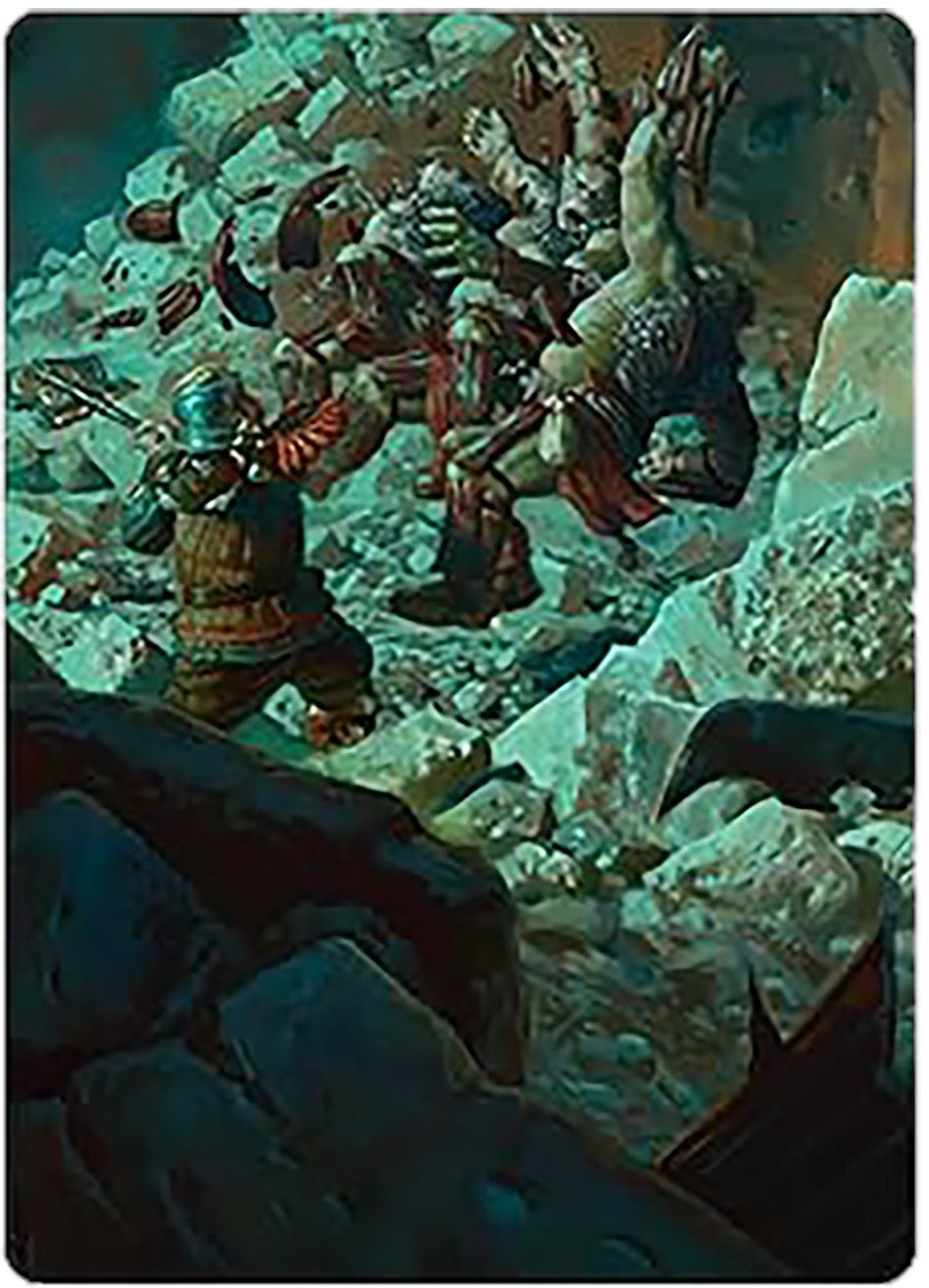 Image for Gimli's Reckless Might Art Card (Art Series: Universes Beyond: The Lord of the Rings: Tales of Middle-earth) (4) - Magic: The Gathering