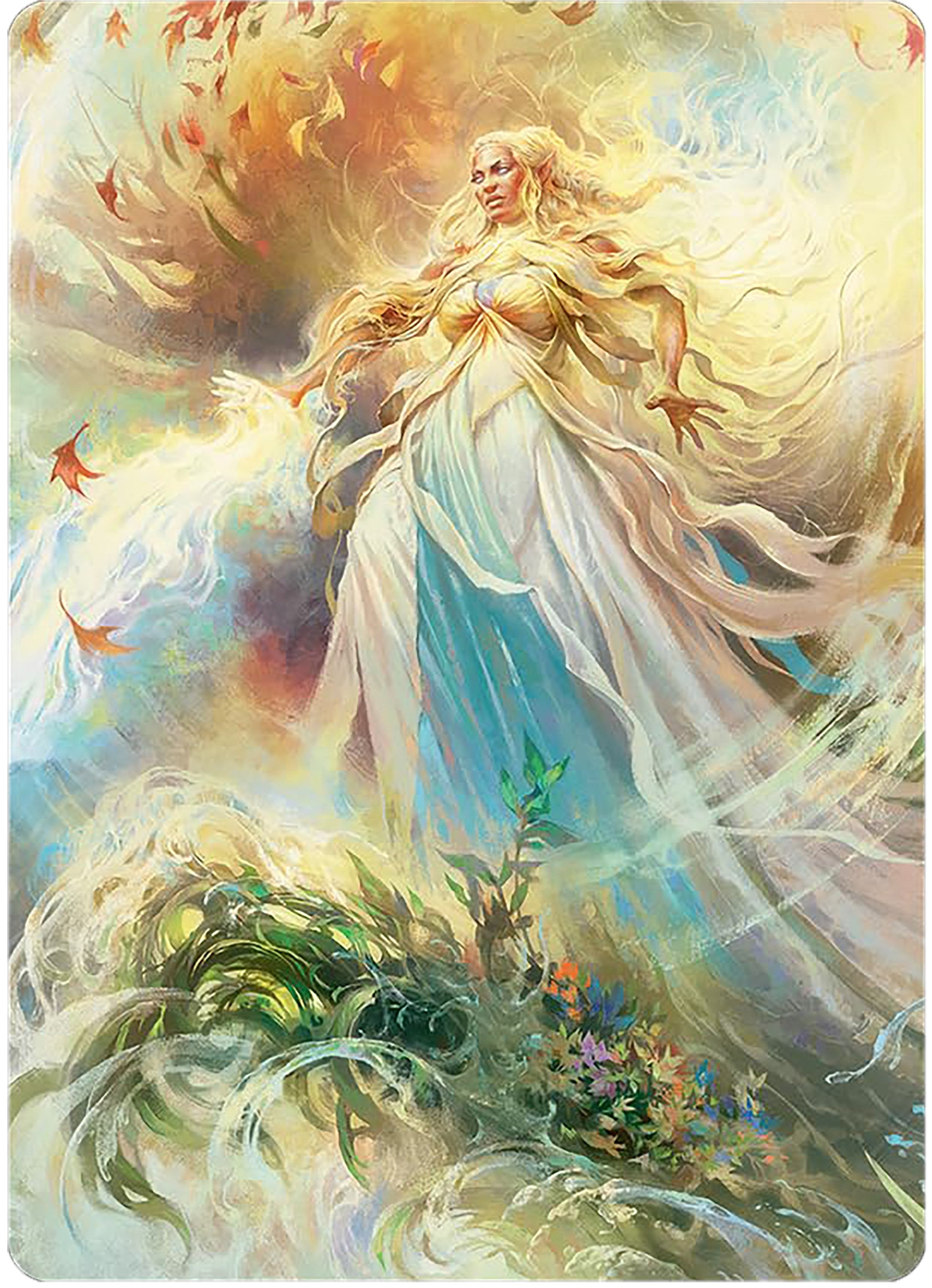 Image for Galadriel, Light of Valinor Art Card (Art Series: Universes Beyond: The Lord of the Rings: Tales of Middle-earth) (8) - Magic: The Gathering