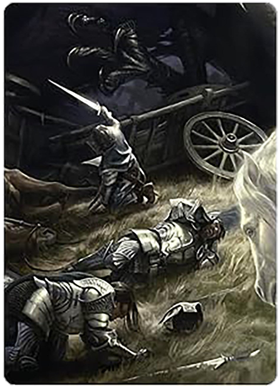 Image for Courageous Resolve Art Card (Art Series: Universes Beyond: The Lord of the Rings: Tales of Middle-earth) (16) - Magic: The Gathering