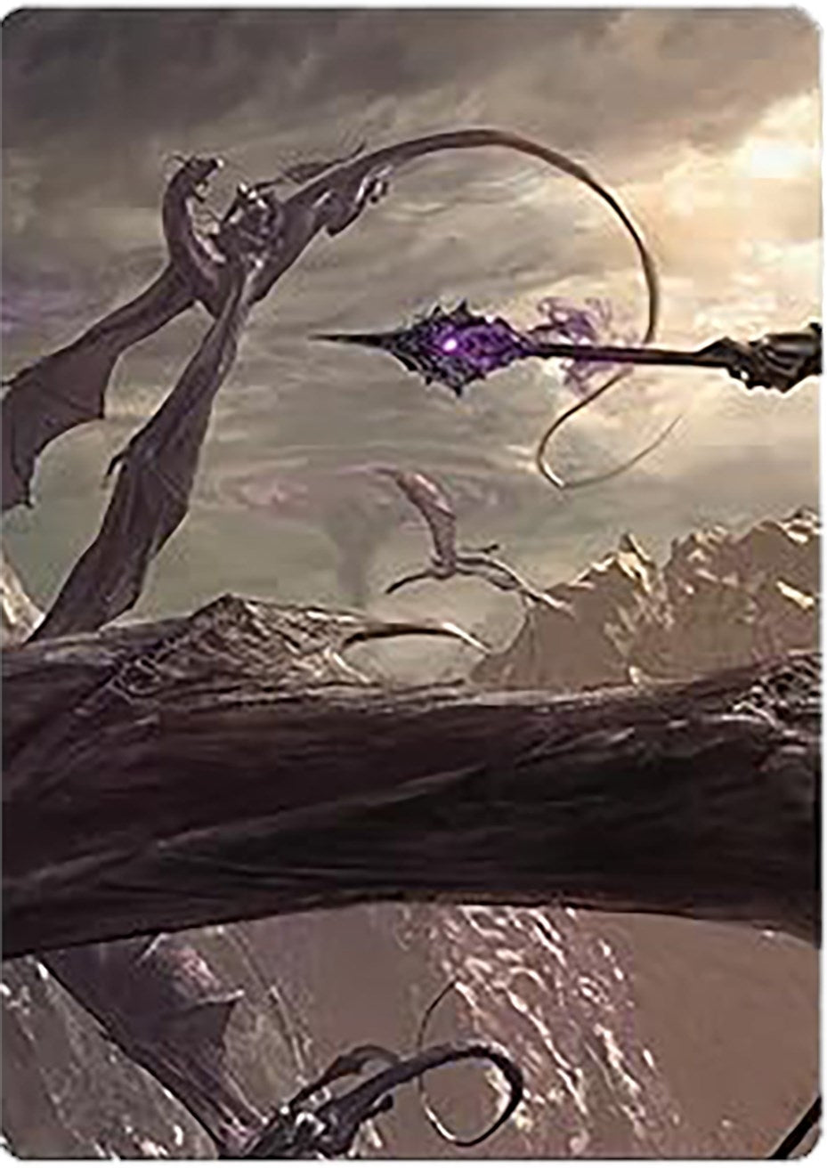 Image for Nazgul Battle-Mace Art Card (Art Series: Universes Beyond: The Lord of the Rings: Tales of Middle-earth) (20) - Magic: The Gathering