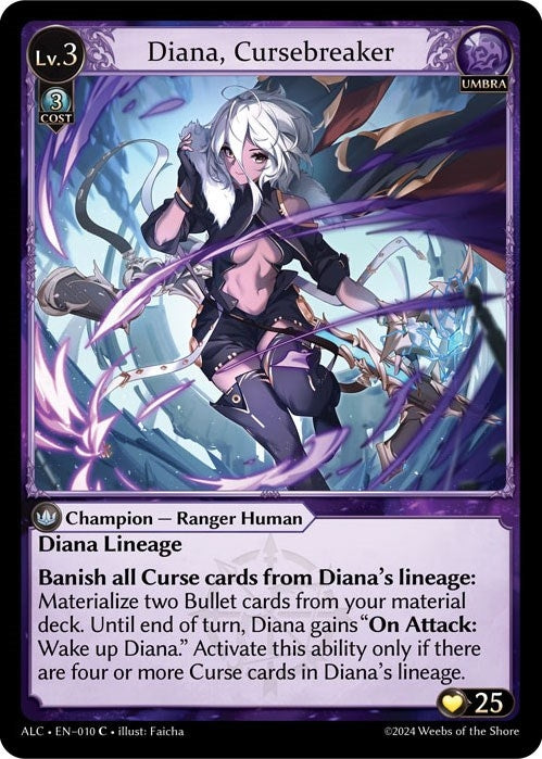 Image for Diana, Cursebreaker (Alchemical Revolution) (010) - Grand Archive TCG