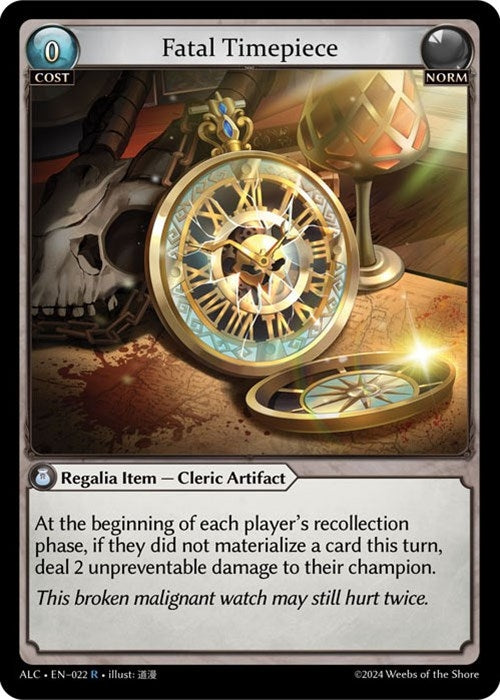 Image for Fatal Timepiece (Alchemical Revolution) (022) - Grand Archive TCG