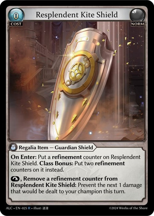 Image for Resplendent Kite Shield (Alchemical Revolution) (025) - Grand Archive TCG
