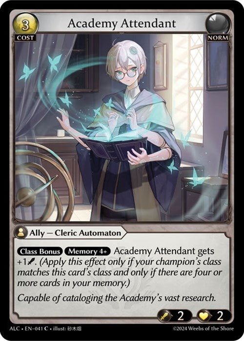 Image for Academy Attendant (Alchemical Revolution) (041) - Grand Archive TCG