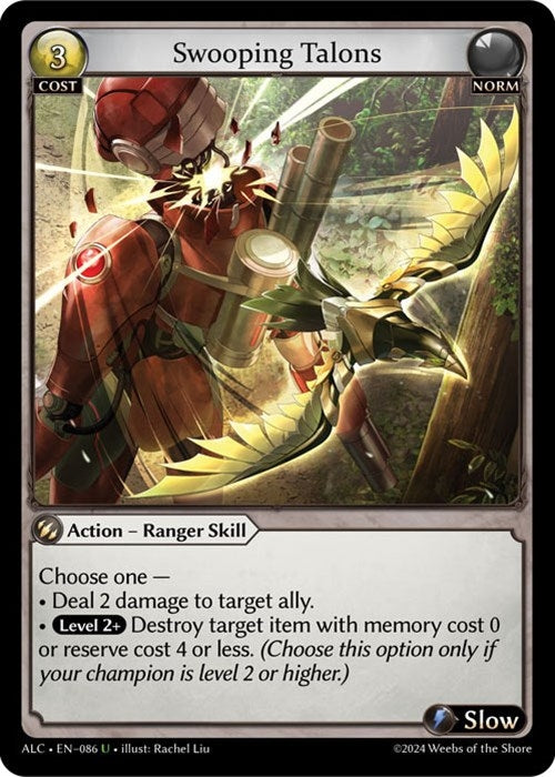 Image for Swooping Talons (Alchemical Revolution) (086) - Grand Archive TCG
