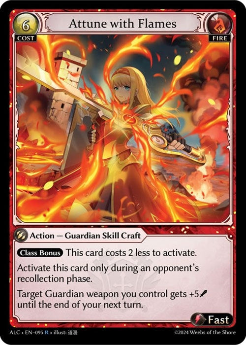 Image for Attune with Flames (Alchemical Revolution) (095) - Grand Archive TCG
