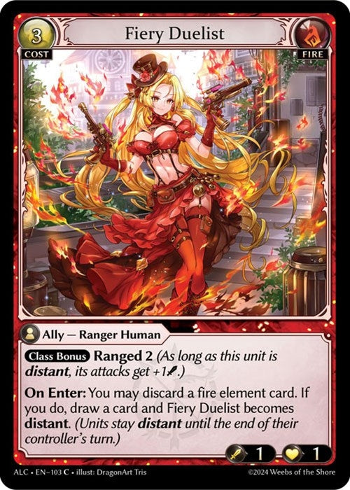 Image for Fiery Duelist (Alchemical Revolution) (103) - Grand Archive TCG
