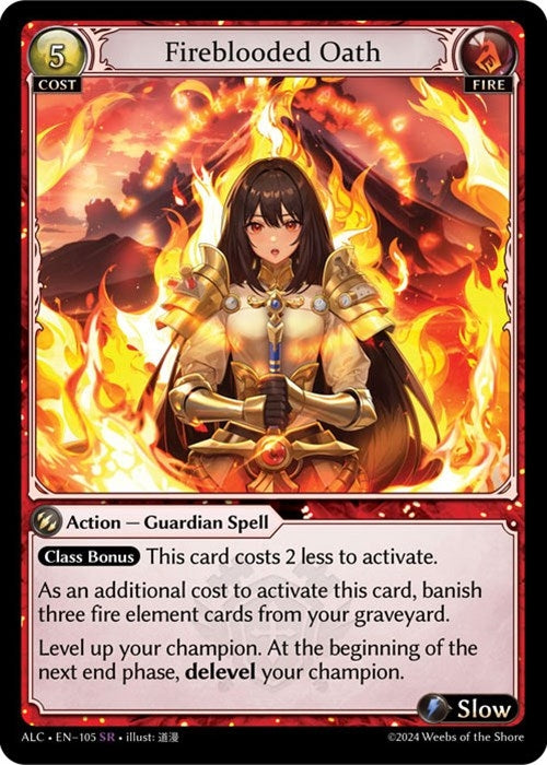 Image for Fireblooded Oath (Alchemical Revolution) (105) - Grand Archive TCG