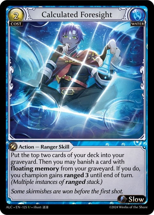 Image for Calculated Foresight (Alchemical Revolution) (125) - Grand Archive TCG