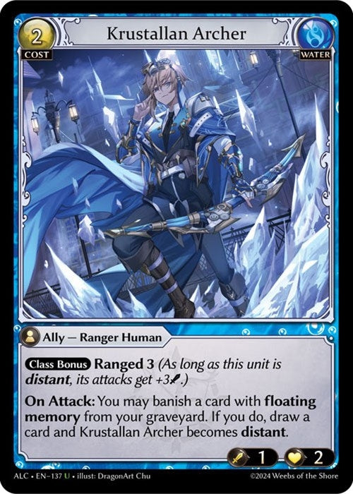 Image for Krustallan Archer (Alchemical Revolution) (137) - Grand Archive TCG