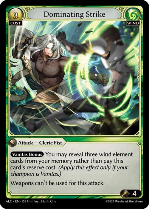 Image for Dominating Strike (Alchemical Revolution) (156) - Grand Archive TCG