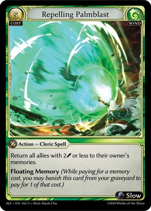 Image for Repelling Palmblast (Alchemical Revolution) (165) - Grand Archive TCG