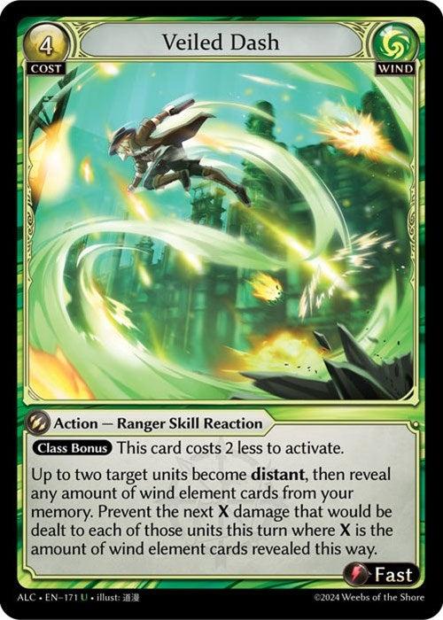 Image for Veiled Dash (Alchemical Revolution) (171) - Grand Archive TCG