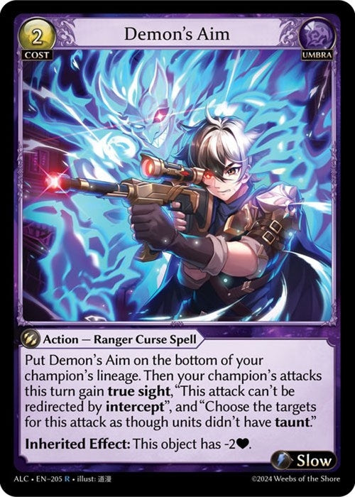 Image for Demon's Aim (Alchemical Revolution) (205) - Grand Archive TCG