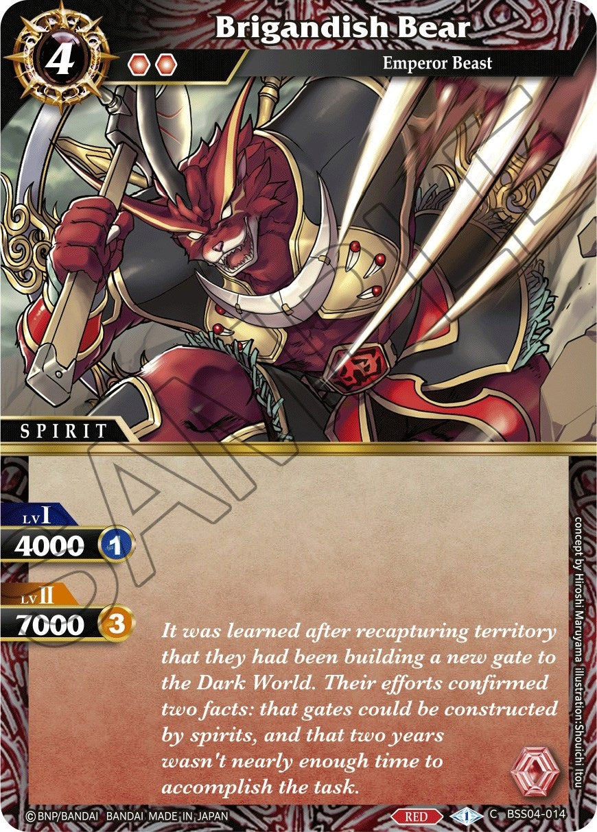 Image for Brigandish Bear (Savior of Chaos) (BSS04-014) - Battle Spirits Saga