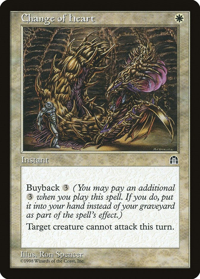 Image for Change of Heart (Stronghold) - Magic: The Gathering