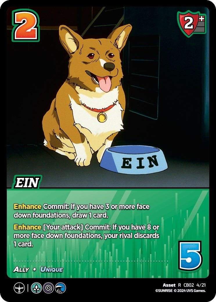 Image for Ein (Challenger Series: Cowboy Bebop and Trigun Stampede) (CB02 4/21) - UniVersus