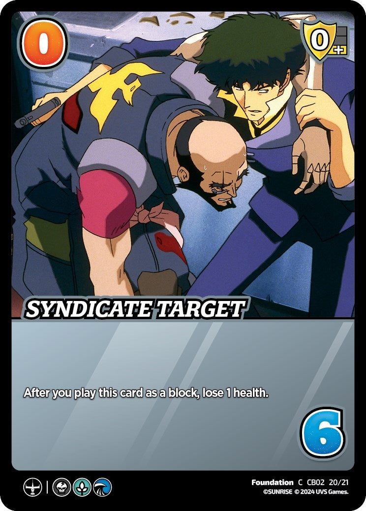 Image for Syndicate Target (Challenger Series: Cowboy Bebop and Trigun Stampede) (CB02 20/21) - UniVersus