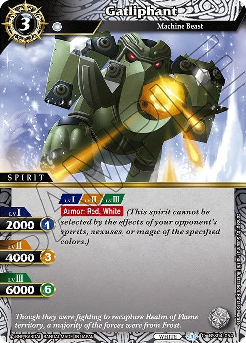 Image for Gatliphant (Savior of Chaos) (BSS04-054) - Battle Spirits Saga