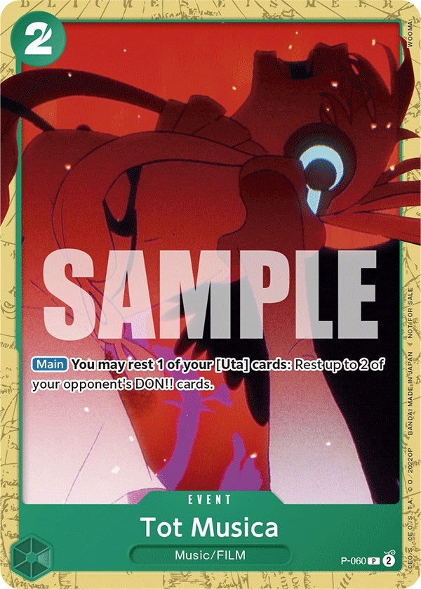 Image for Tot Musica (Starter Deck 11: Uta Deck Battle) (One Piece Promotion Cards) (P-060) - One Piece Card Game