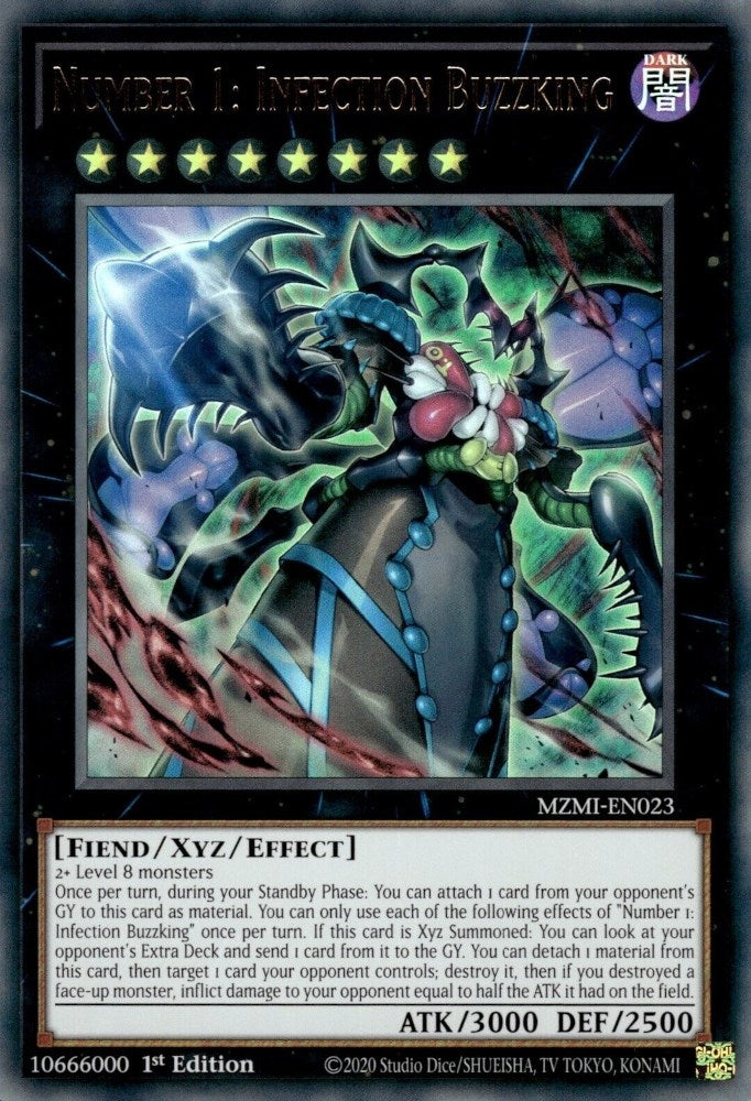Image for Number 1: Infection Buzzking (Maze of Millennia) (MZMI-EN023) - YuGiOh
