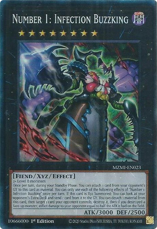 Image for Number 1: Infection Buzzking (CR) (Maze of Millennia) (MZMI-EN023) - YuGiOh