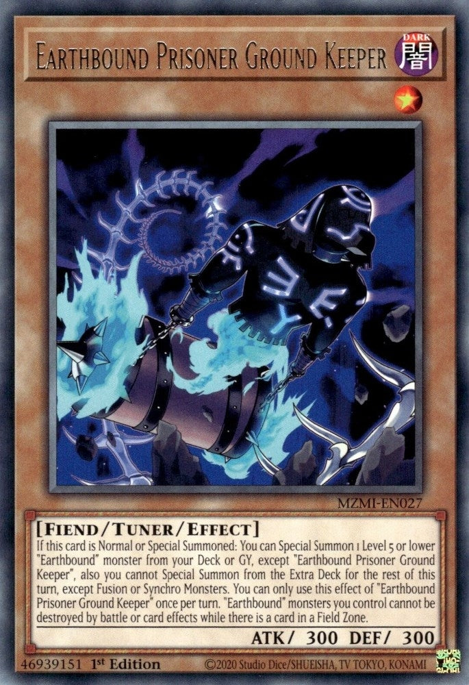 Image for Earthbound Prisoner Ground Keeper (Maze of Millennia) (MZMI-EN027) - YuGiOh
