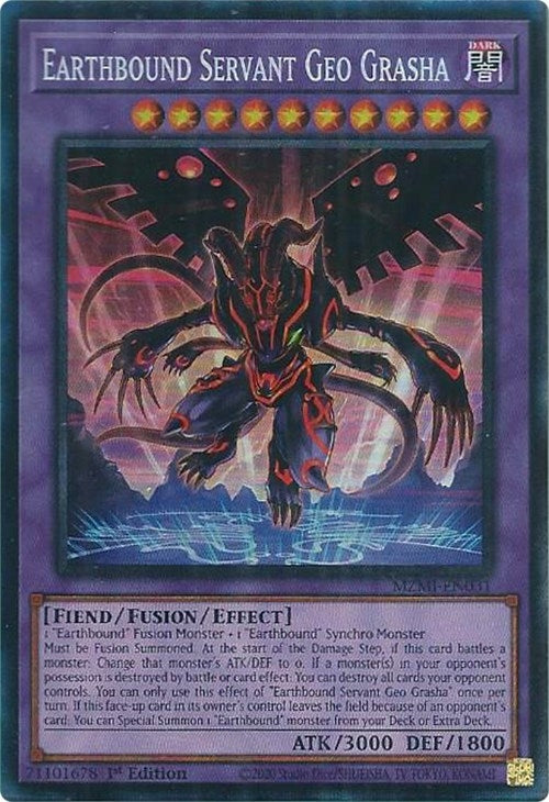 Image for Earthbound Servant Geo Grasha (CR) (Maze of Millennia) (MZMI-EN031) - YuGiOh