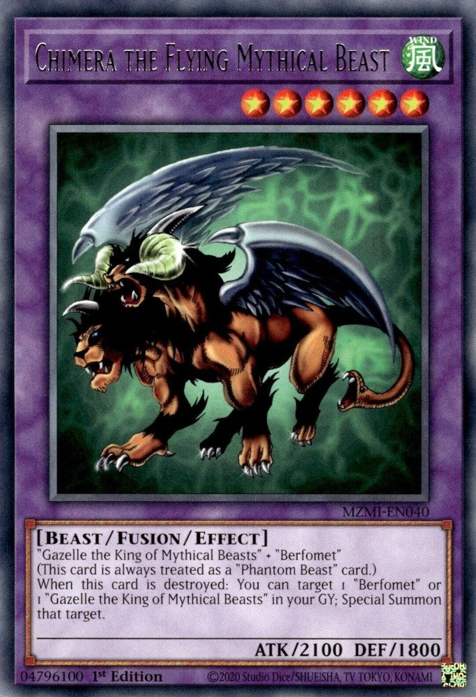 Image for Chimera the Flying Mythical Beast (Maze of Millennia) (MZMI-EN040) - YuGiOh