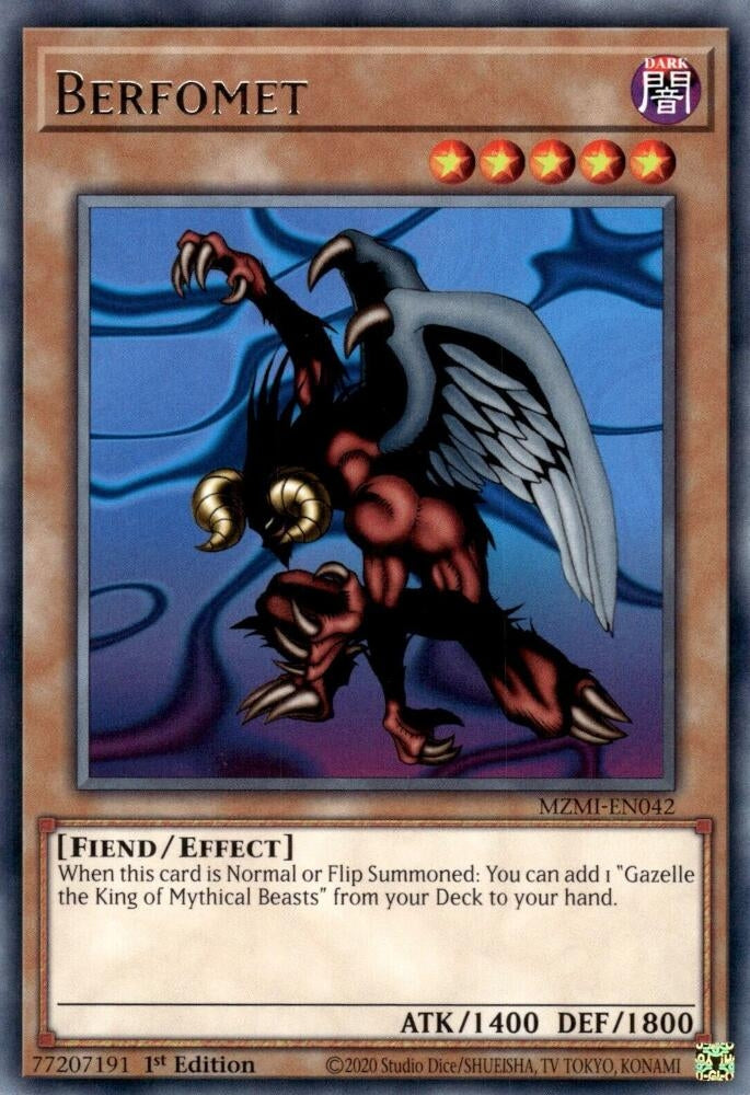 Image for Berfomet (Maze of Millennia) (MZMI-EN042) - YuGiOh