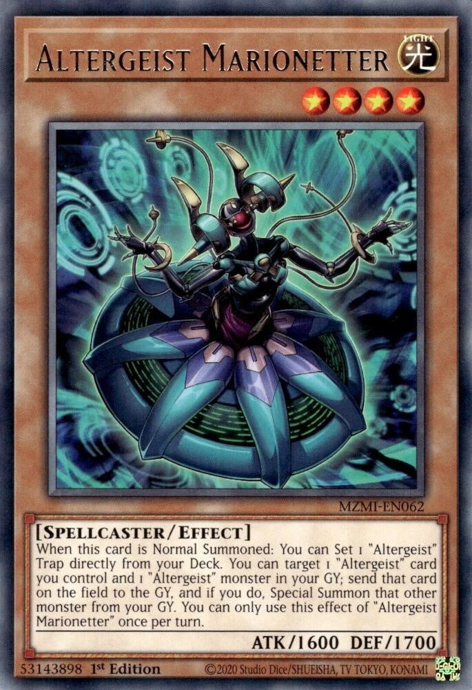 Image for Altergeist Marionetter (Maze of Millennia) (MZMI-EN062) - YuGiOh