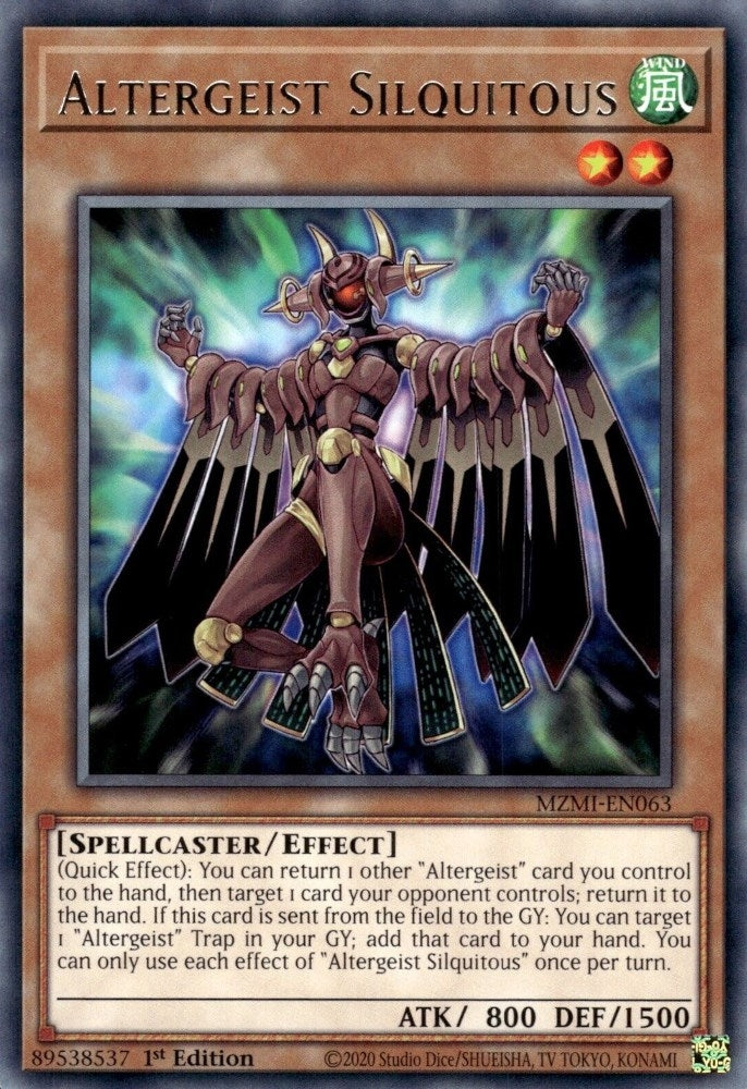 Image for Altergeist Silquitous (Maze of Millennia) (MZMI-EN063) - YuGiOh