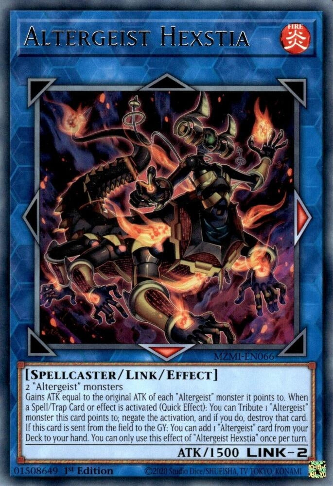 Image for Altergeist Hexstia (Maze of Millennia) (MZMI-EN066) - YuGiOh