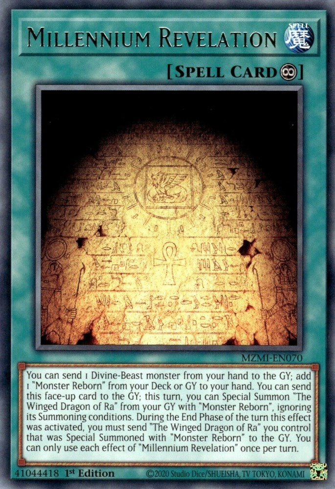 Image for Millennium Revelation (Maze of Millennia) (MZMI-EN070) - YuGiOh