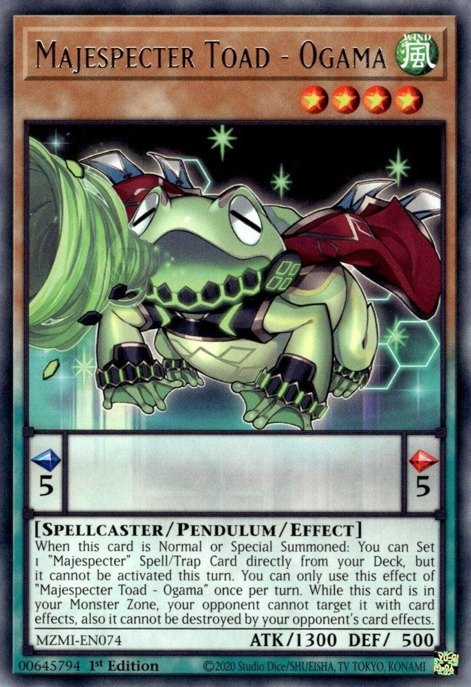 Image for Majespecter Toad - Ogama (Maze of Millennia) (MZMI-EN074) - YuGiOh
