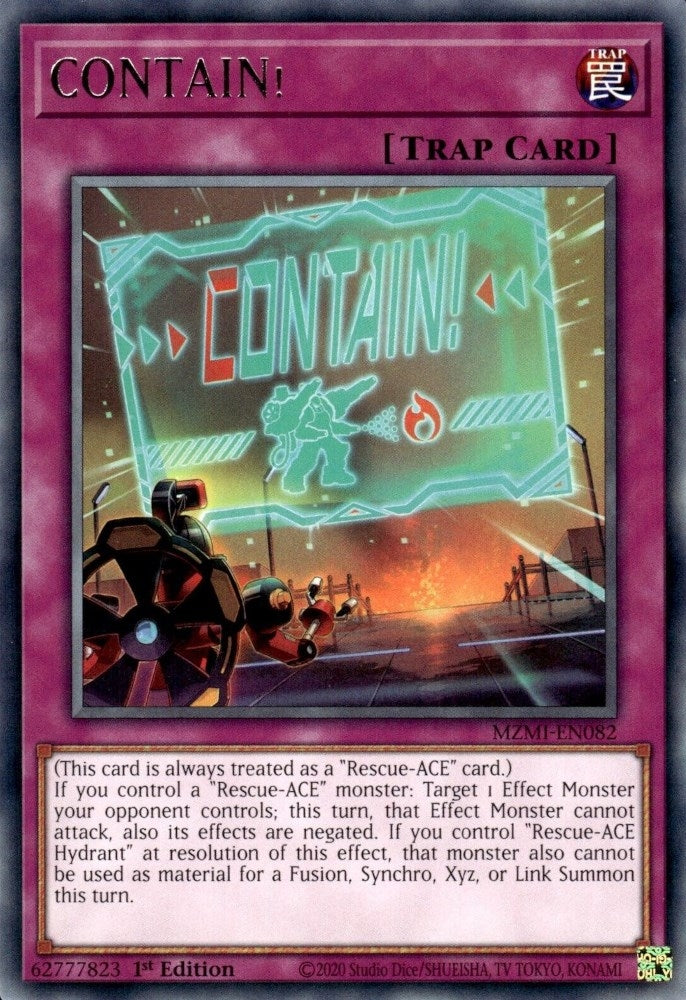 Image for CONTAIN! (Maze of Millennia) (MZMI-EN082) - YuGiOh